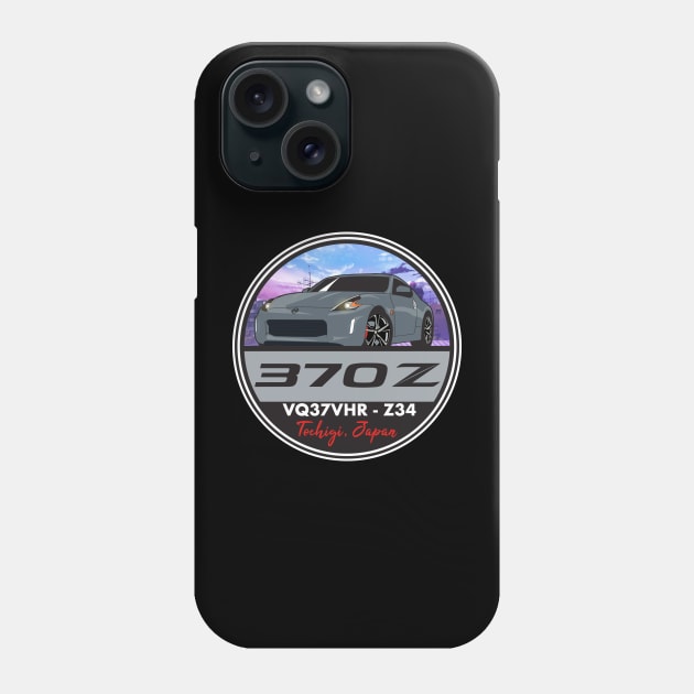 Nissan 370Z VQ37VHR Z34 Tochigi, Japan Phone Case by Side Hustle