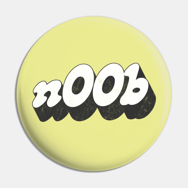 n00b // Retro Style Gamer Gift Pin by DankFutura