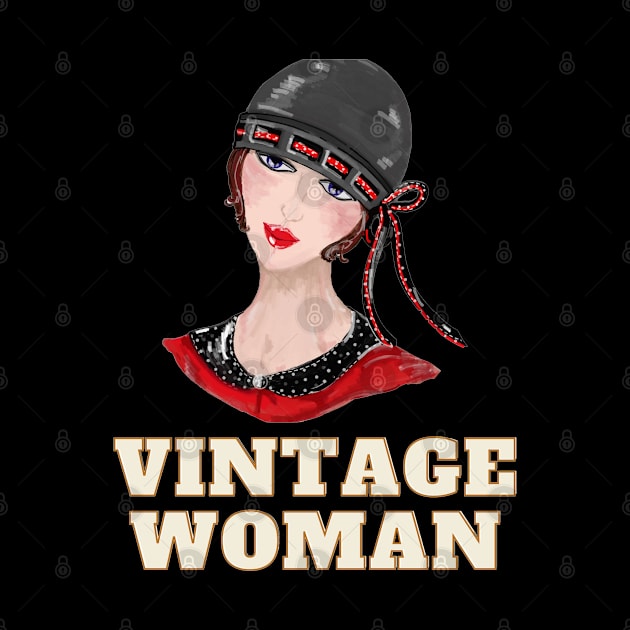 Vintage Woman by lavprints