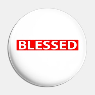 Blessed Cool Inspiration Christian Pin