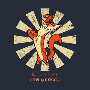 I Am Weasel Retro Japanese T-Shirt