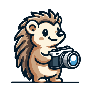 Photographer Hedgehog: Capture Life's Moments with this Adorable T-Shirt