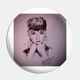 Audrey Hepburn Pin