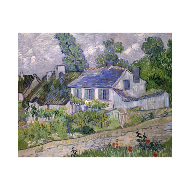 Houses at Auvers by Vincent van Gogh by Classic Art Stall