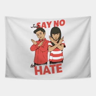 Just Say No to Hate Tapestry