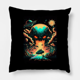 Alien Invasion 2 Pillow