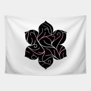 Black Velvet, Demigirl Flag Vines Tapestry