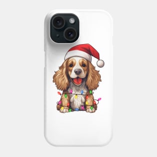 Christmas English Cocker Spaniel Phone Case