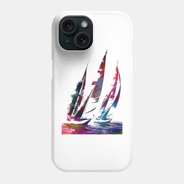 Sailing sport art #sailing Phone Case by JBJart