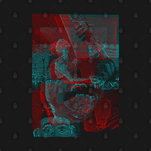 Digital Glitch Art Cursed Internet Image Design #2 by MrBenny