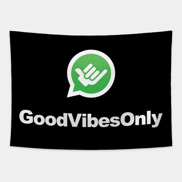 GOOD VIBES ONLY Tapestry by encip