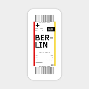 Boarding pass for Berlin Magnet