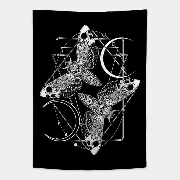 Death moth tapestry store