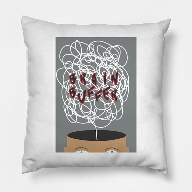 Brain Buffer Pillow by cmxcrunch