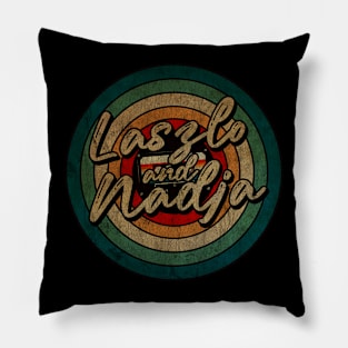 Laszlo & Nadja - Vintage Circle kaset Pillow