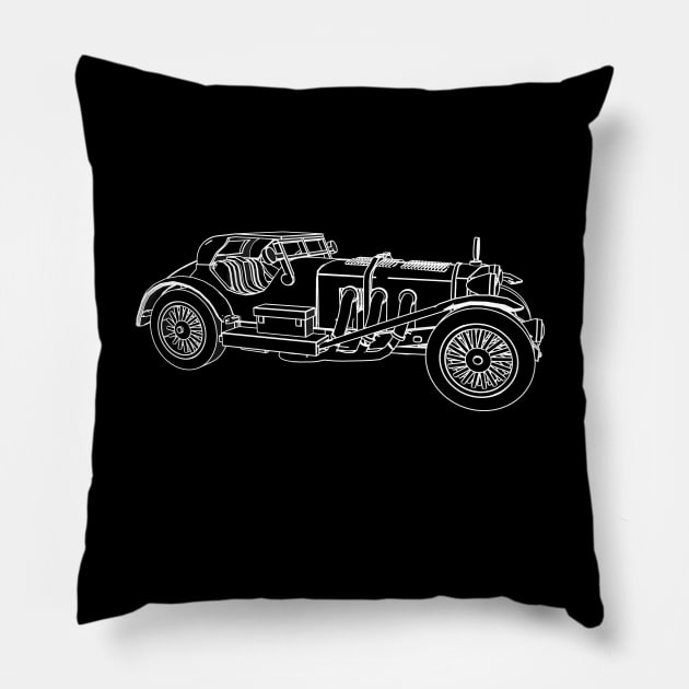 Mercedes Benz SSK 1989 Pillow by Arassa Army