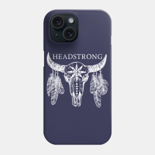 Headstrong Bull - Bone White Phone Case