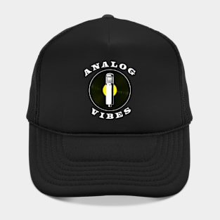 Analog Vibes Yellow Vinyl Record T-Shirt Hat
