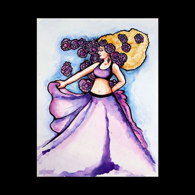 Purple Belly Dancer by bubbsnugg