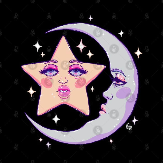 Miss Moon and Stars by DajonAcevedo