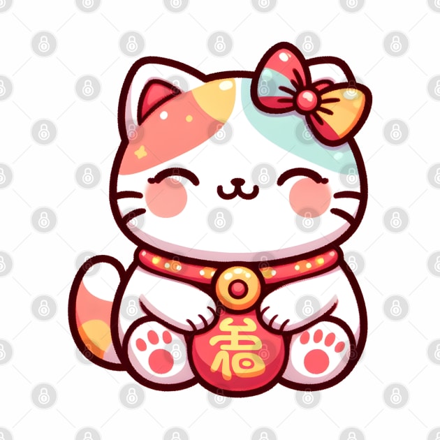 Maneki Neko Japanese Neko by Japanese Fever