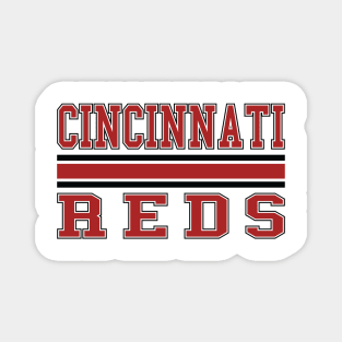 Cincinnati Reds Baseball Magnet