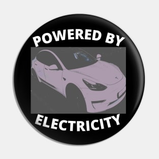 Powered By Electricity Pin