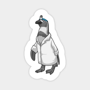 Penguin as Doctor with Doctor's coat Magnet