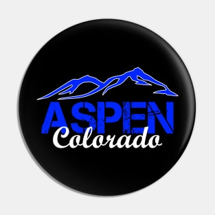 Aspen Colorado Rocky Mountains Pin