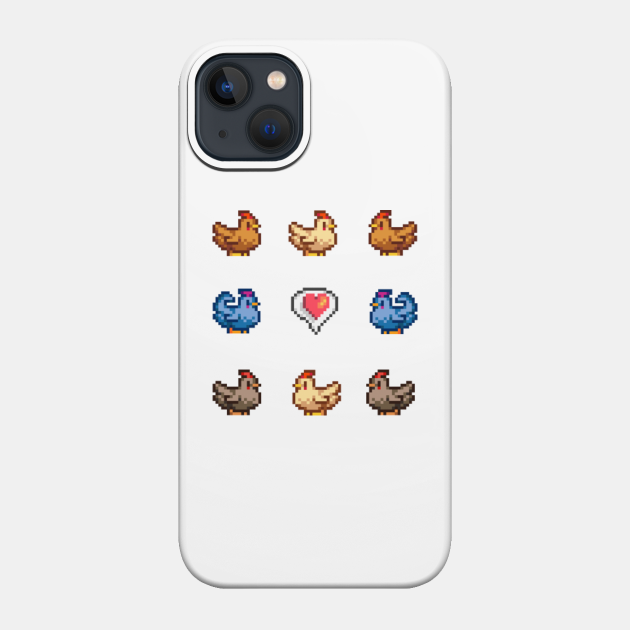 Stardew Valley Chickens - Stardew Valley - Phone Case