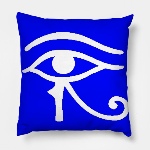 Left Eye Street Sign Pillow by NovaOven