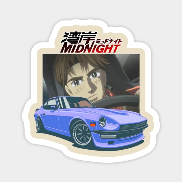 Wangan Midnight Asakura Akio's Devil Z Magnet by MOTOSHIFT