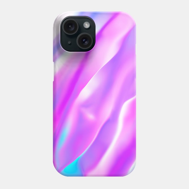 Purple Pink Iridescent Foil Phone Case by Trippycollage