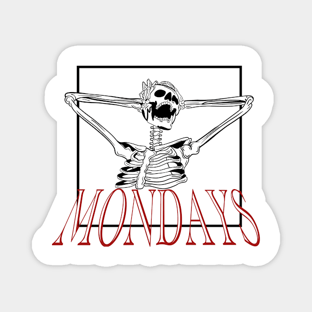 Mondays Magnet by WaverleyJane