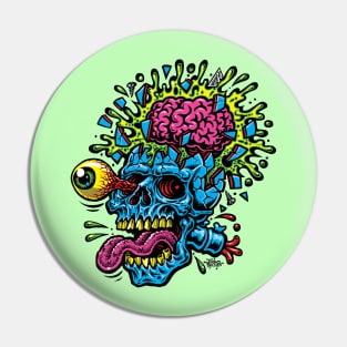 Skullblast Pin