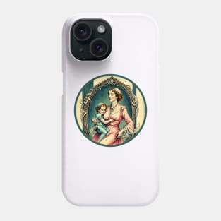 International Women’s Day march 2023. THE BEST MOM EVER FINE ART VINTAGE STYLE OLD TIMES. Phone Case