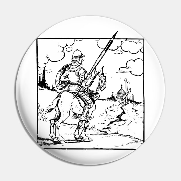 Don Quixote Pin by Tamie