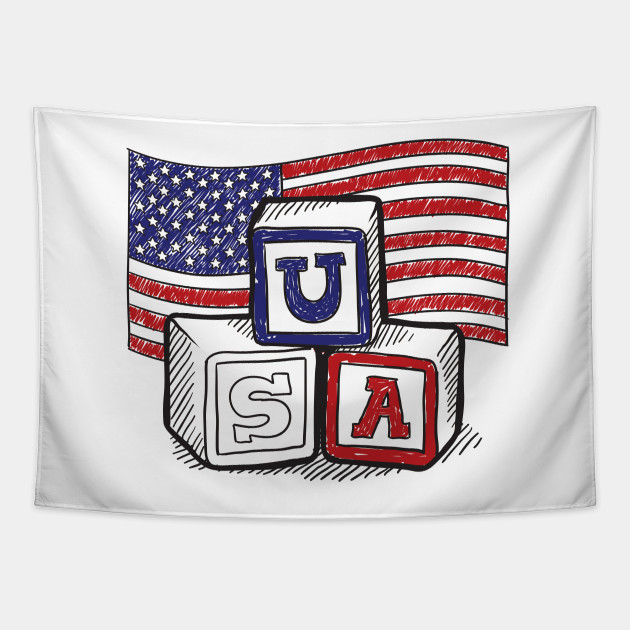 Hand Drawn Sketch In Doodle Style American Flag American Flag Tapestry Teepublic,Anime Girl Easy To Draw Anime Characters