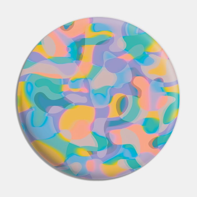 Neon Shapes / Vibrant, Colorful Abstraction Pin by matise