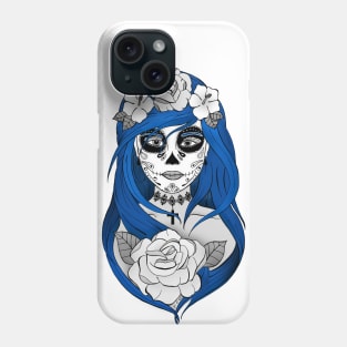 Art et Be - Santa Muerte Blue Phone Case