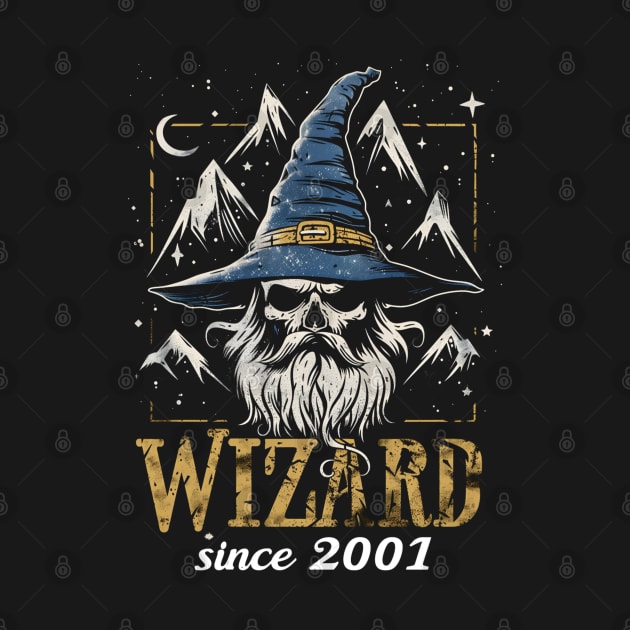 Wizard - Since 2001 - Skull - Fantasy by Fenay-Designs