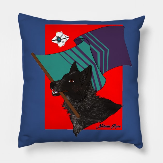 NEBULA_rose Clan Mascot! Pillow by triotdesigns