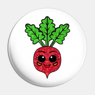 KAWAII Veggies Funny Beet Pin