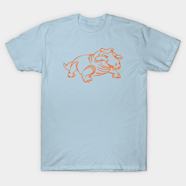 Discover dino_008-orange - Dinosaur - T-Shirt