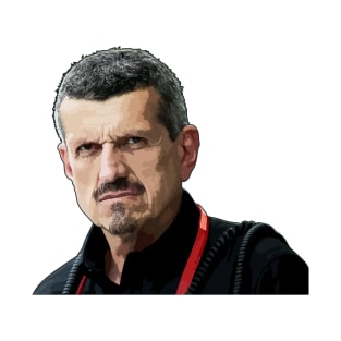 Guenther Steiner Illustration T-Shirt