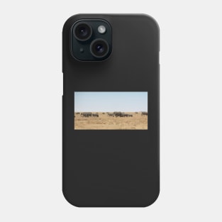 Elephant Herd, Serengeti, Tanzania Phone Case