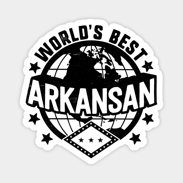 World's Best Arkansan Magnet by rt-shirts