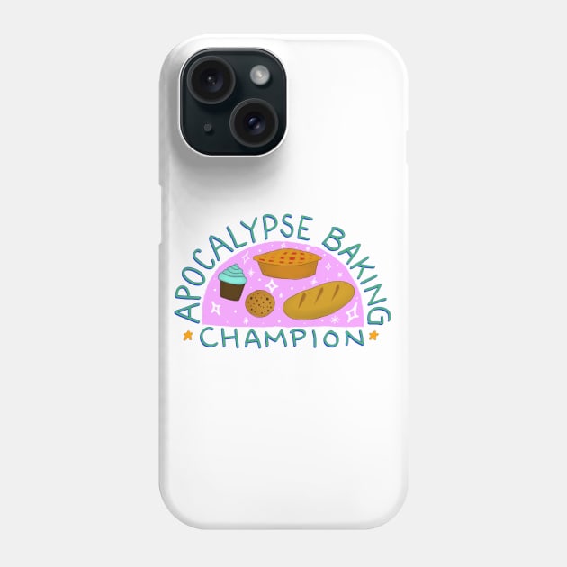 Apocalypse Baking Champion Phone Case by robin