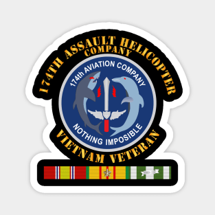 174th AHC - Vietnam Vet w VN SVC Magnet