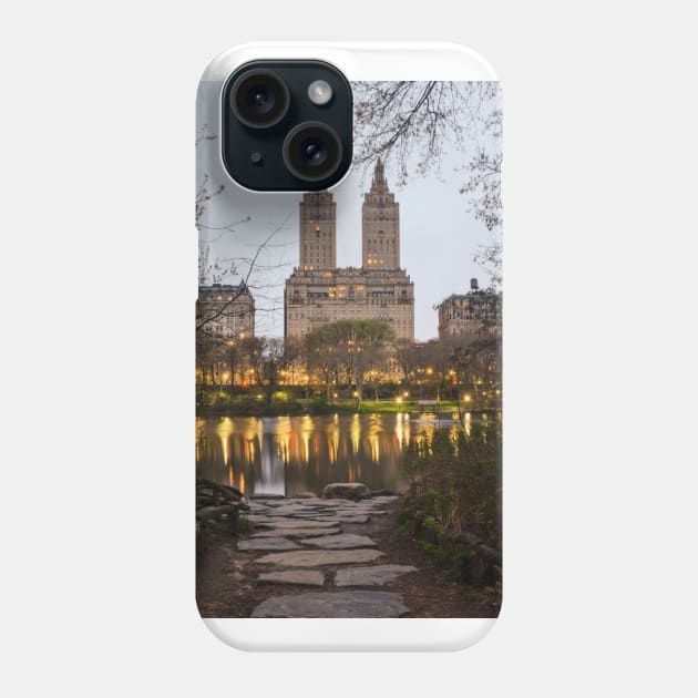 The Lake Central Park Phone Case by igjustin